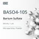 Barium Sulfate Powder Microparticles 1 um 99.9 % (BASO4-105)