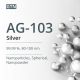 Silver Nanopowder Nanoparticles 80-100 nm 99.99 % Spherical (AG-103)
