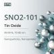Tin Oxide Nanopowder Nanoparticles 70-80 nm 99.99 % (SNO2-101)