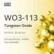 Tungsten Oxide Nanopowder Nanoparticles 20-30 nm 99.99 % Yellow (WO3-113)