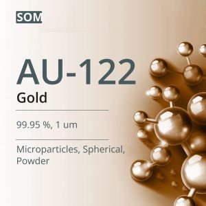 Gold Powder Microparticles 1 um 99.95 % Spherical (AU-122)